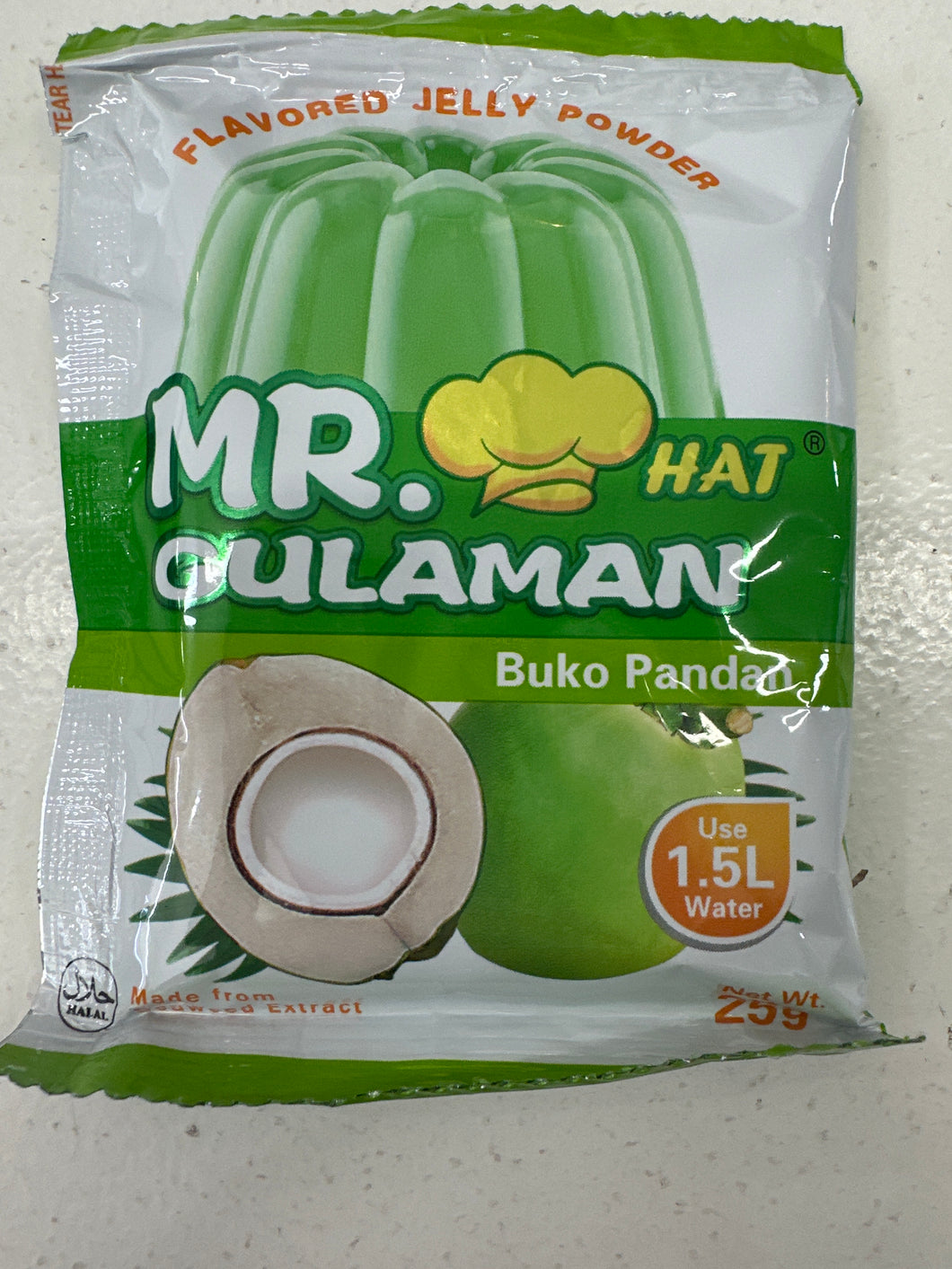 Mr Hat Gulaman - Buko Pandan (Green)