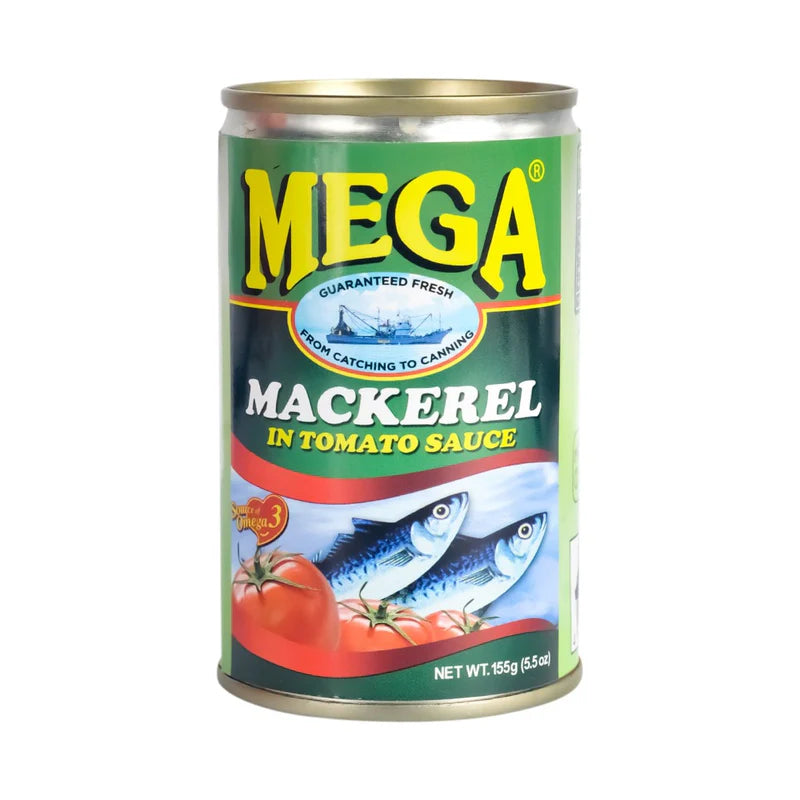 Mega Makerel in Tomato Sauce 155g