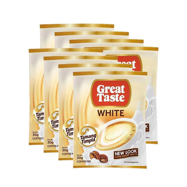 Great Taste 3 in 1 White Coffee 10x30g