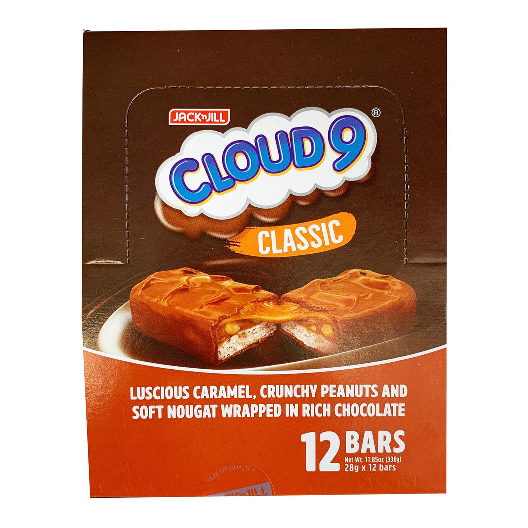 Cloud 9 Classic Choco bars 12's x 28g